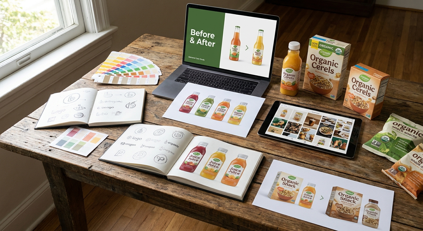 Food & Beverage Rebrand Case Study: What Works in 2026