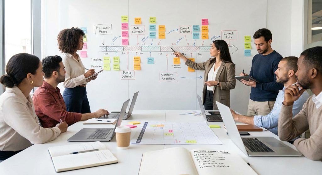 How to plan a product launch campaign timeline